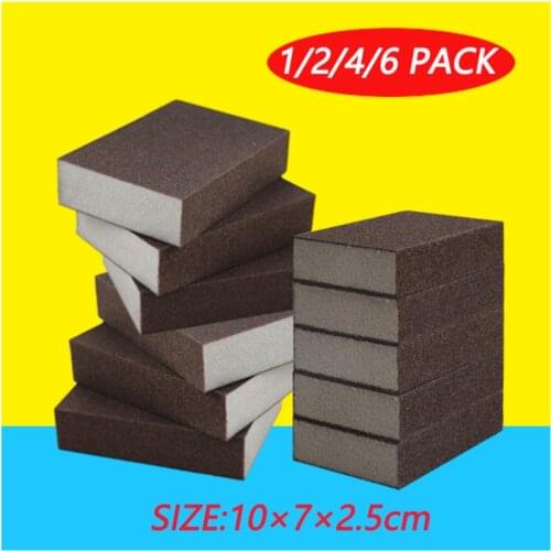 1/2 / 10pcs flexible descaling cleaning magic brush emery household cleaning tool emery rust removal cleanerKitchen tools