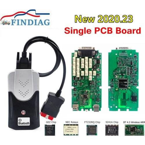 High Quality DS150 2017.R3 Single PCB Board NEC Relays USB BT 4.0 OBD2 Scanner Multidiag Pro+ for Cars Trucks 2016/R1