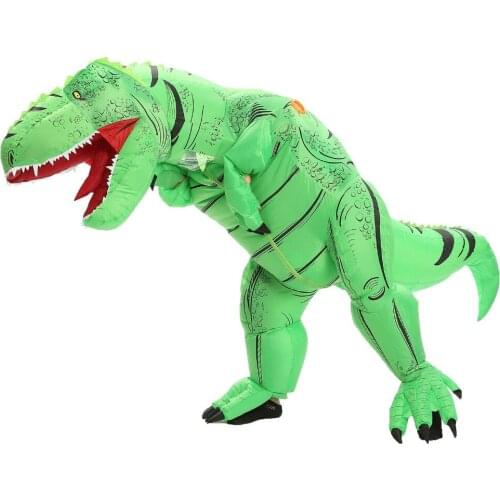 Adult T-rex Trex inflatable Dinosaur Costume for Women Men Animal Cosplay Halloween Party Fantasia clothing Holiday