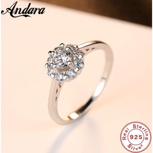 AAAAA Cubic Zircon Fashion Royal Engagement Rings 925 Sterling Silver Wedding Bridal Jewelry Ring for Women