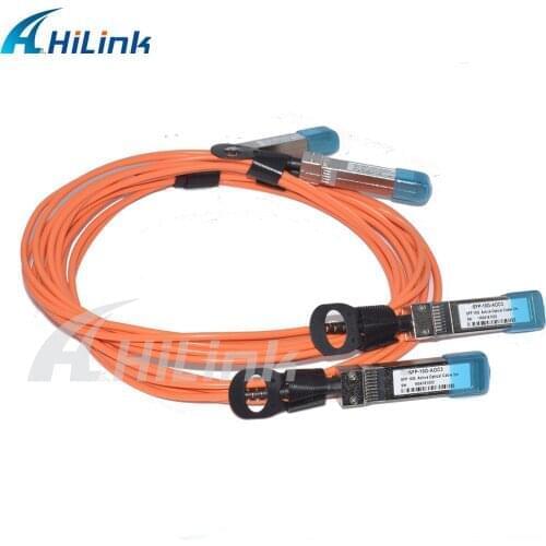 1-5 pcs Hilink SFP-10G-AOC 1-5M 10G SFP+ AOC OM2 3.0MM OFNP Active Optical Cable