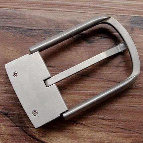 1PC Titanium Anti-allergy Light Belt Head Buckle Pin Buckle Waist 3.5 CM Sweat-resistant Waist Belt Head Tourism Tool Equipment