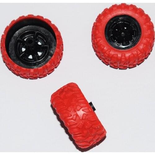 10pcs 33mm rubber wheel for 2mm axle/DIY sand table building model material diy toy parts baby toys for children