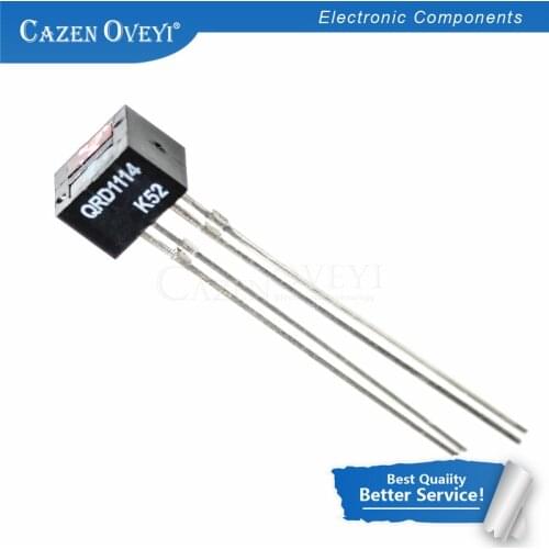 10pcs/lot QRD1114 RD1114 D1114 1114 DIP-4 REFLECTIVE OBJECT SENSOR In Stock