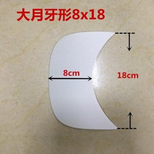 10 pieces Wholesale flat PE VISOR BONGRACE Sun-protective visor baseball uniform hat brim accessory DIY sewing matereial