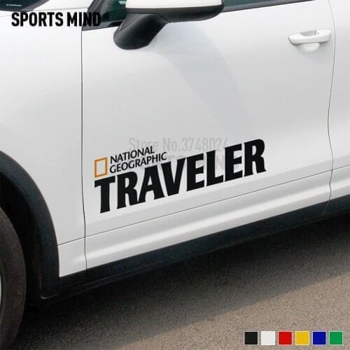 2 X NATIONAL GEOGRAPHIC Car Sticker Decal Automobiles Car Styling For Bmw Honda Audi Ford Seat Mazda Kia Nissan Opel Accessories