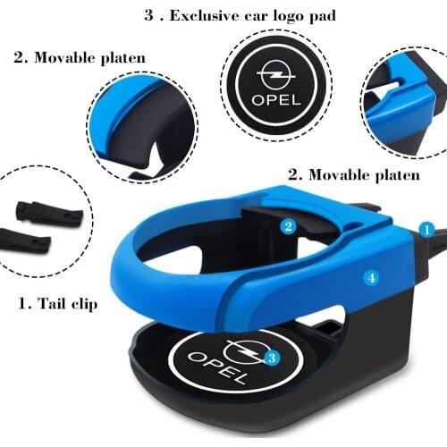 Car Water Cup Holder Car Air Outlet Drink Holder with Coaster Interior for Opel Astra H G Insignia Mokka Vectra Auto Accessories