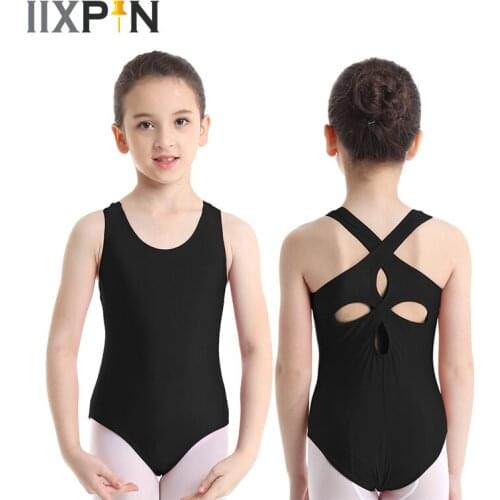 Girls Ballet Leotards For Girls toddler leotard Ballet One Piece Wide Shoulder Straps Cutout Back Gymnastics Leotard Jumpsuit