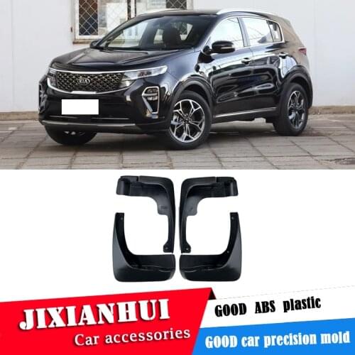 For KIA KX5 2016-2019 Mudflaps Splash Guards Front With the color and rear Mud Flap Mudguards Fender Modified special