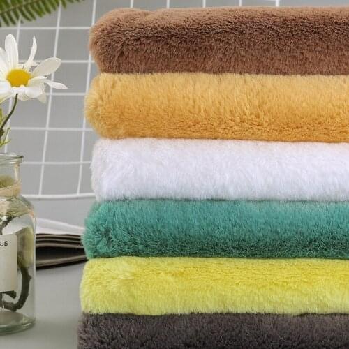 Purple Imitation Rex Rabbit Fur Plush Fabric Counter Display Background Cloth Clothing Bag Pillow Doll Table Cloth Sofa Cushion