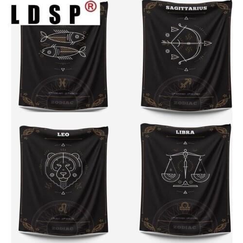 LDSP Constellation Hippie Tapestry Wall Hanging Covering Rug Background Cloth Beach Mat Blanket Art Bedroom Dorm Home Decor