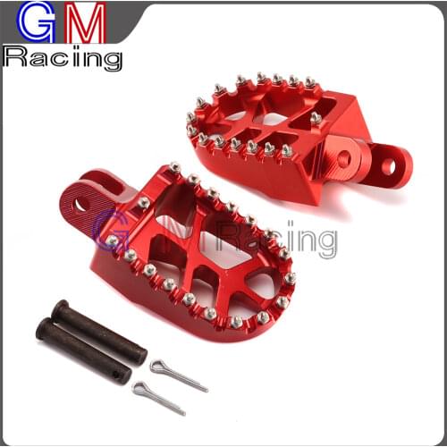 Motorcycle CNC Billet Foot Pegs Rests Footpegs Pedals For HONDA XR80 XR250 XR400 XR350R XR600R XR650L XR650R Motocross Dirt Bike