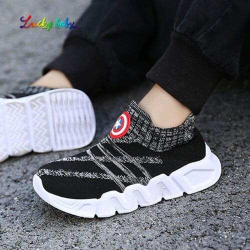 2021 Sneakers Boys shoes kids sport shoes For Boys Lightweight Boys Girls Casual School Trainers Children Brand Breathable Shoes