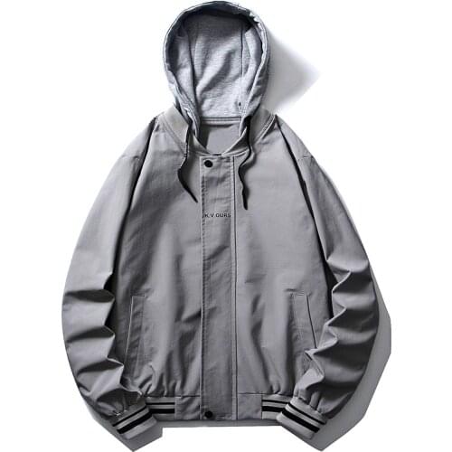 Autumn Winter Men Hoody Jacket Fashion Patchwork Tracksuit Coat Fitness Running Climbing Casual Loose Sportwear Clothing