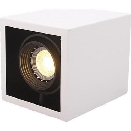 Surface Mounted square LED Downlight COB 10W 15W 20W led spot light blub LED COB Minimalist Design Downlight