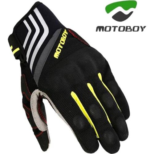 Motorcycle accessories riding gloves spring summer breathable motocross motorbike riders equipped Fingerless glove touch screen