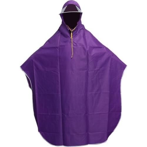 LUOEM Mens Womens Cycling Bicycle Bike Raincoat Rain Cape Poncho Hooded Windproof Rain Coat Mobility Scooter Cover