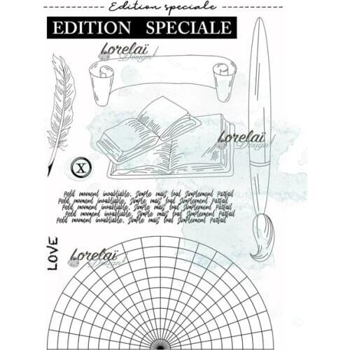2021NEWTransparent Clear Silicone Stamp/Seal for DIY scrapbooking/photo album Decorative clear stamp A7408