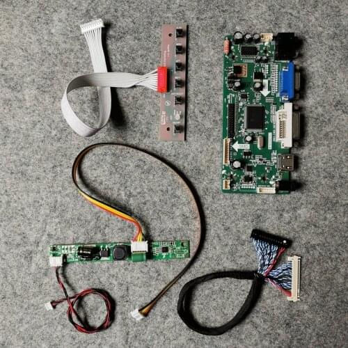 VGA DVI LVDS 30Pin display controller drive board For LTM240CL01/04/LTM240CT06 screen DIY kit M.NT68676 1920*1200 60Hz WLED