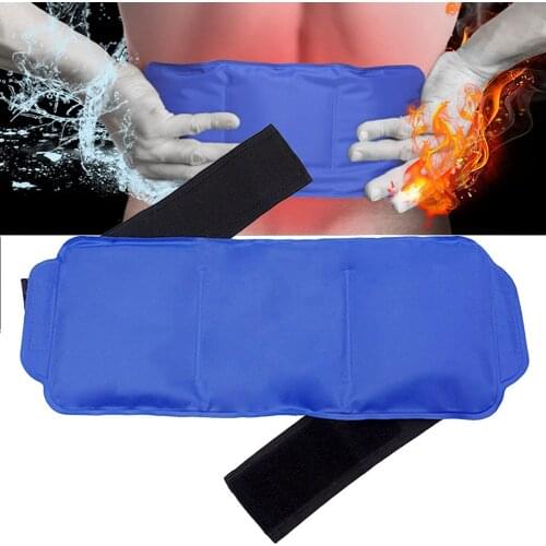 Shoulder Portable Reusable Ice Pack Set Elastic Body Knee Pain Relief Soft Wrist Hot And Cold Gel Wrap With Strap Multiple-use