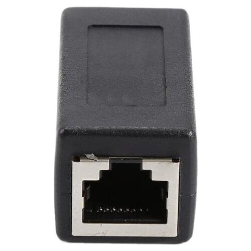 RJ45 Coupler Female To Female Network Ethernet LAN Splitter Connect Adapter Transfer Head Ethernet Cable Extension Converter