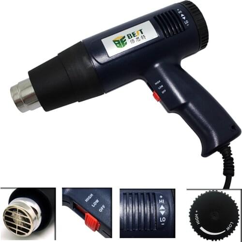 220V 8016-3A Handheld Adjustable Constant Temperature Heat Gun Hot Air Blower For SMT SMD Rework Repair