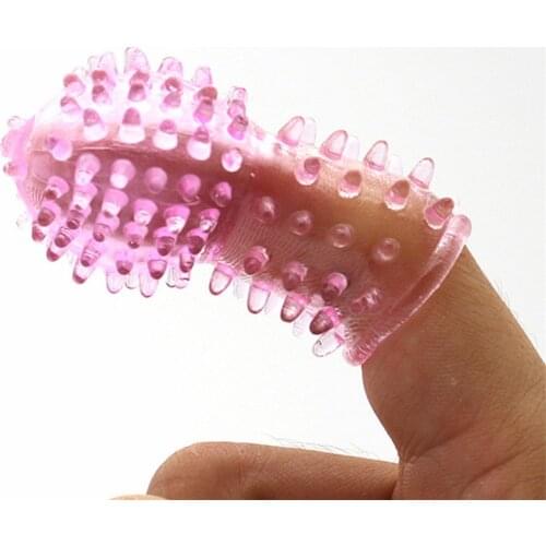 BESTCO 18+Finger Sleeves No Vibrator Stimulate Clitoris Glans Masturbator G-spot Adult Games Erotic Intimate Sex Toy For Couples