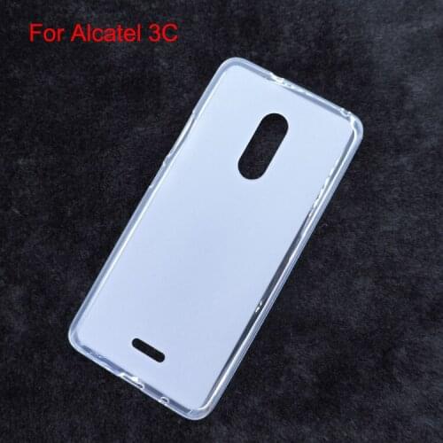 For Alcatel 3C cell phone silica gel cover,fundas for Alcatel 3C 5026 TPU case soft back cover guard capa