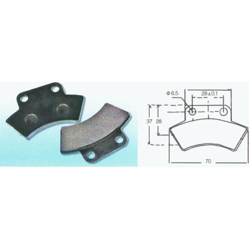 Parking Brake Pad for CFMoto CF500 CFORCE ZFORCE UFORCE 400 500 600 800 Z5 Z6 Z8 U5 U6 U8 X5 X6 X8 ATV UTV SSV 500CC 600CC 800CC