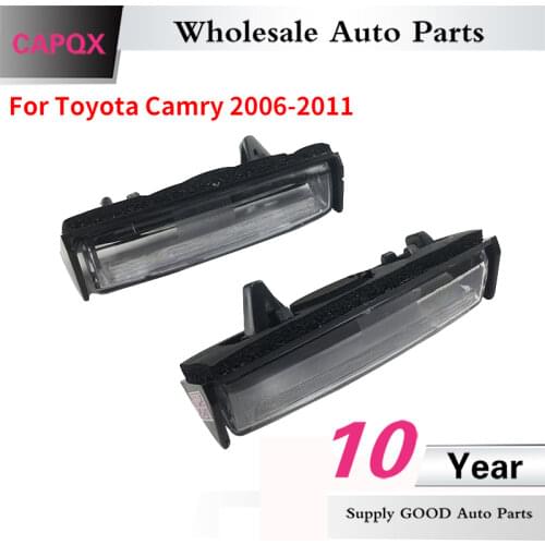 CAPQX 2PCS/lot License plate light Lamp Lens for Toyota camry 2006 2007 2008 2009 2010 2011 OEM#81270-06052 81270-06050