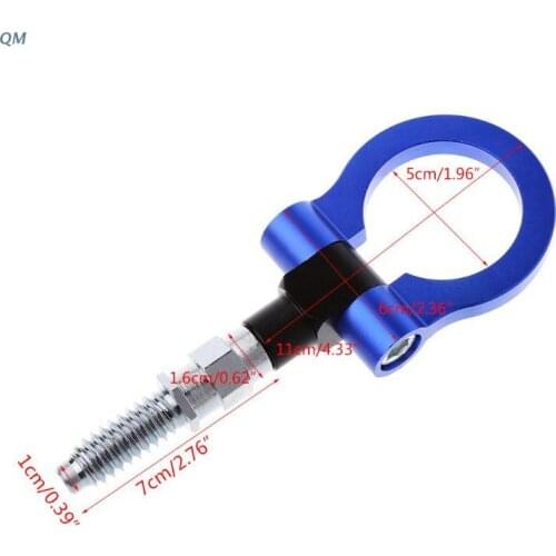 Universal Racing Towing Car Tow Hook Fit for bmw E46 E81 E30 E36 E90 E91 European Car Auto Trailer Ring Car Accessories 13MF