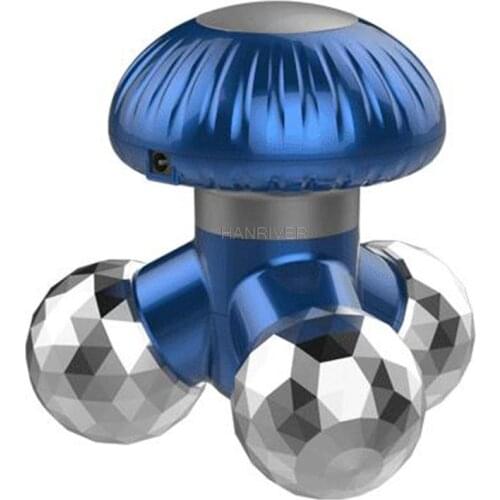 USB battery amphibious vibration massager triangle waist abdomen back neck massager