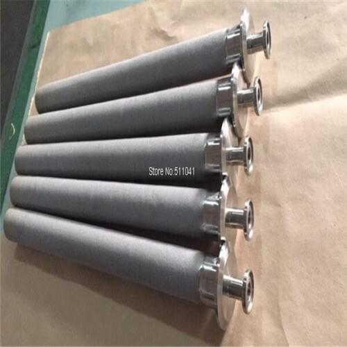 1pc steel sintered filters with cylindrical shape ,OD32mm,thick 3mm,length 500mm, filtration accuracy 2um and 5um,free shipping