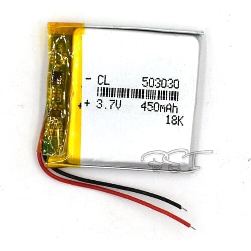 10Pcs 3.7V 503030 450mAh Rechargeable Li-polymer Lithium Lipo Li-ion Cell Battery For Tablet Digital Set PSP MP5 GPS Bluetooth
