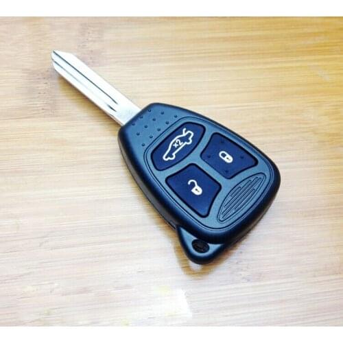 10PCS/lot For Chrysler 300C Replacement Remote Key Shell Case 3 Button Keyless Entry Fob Key Cover