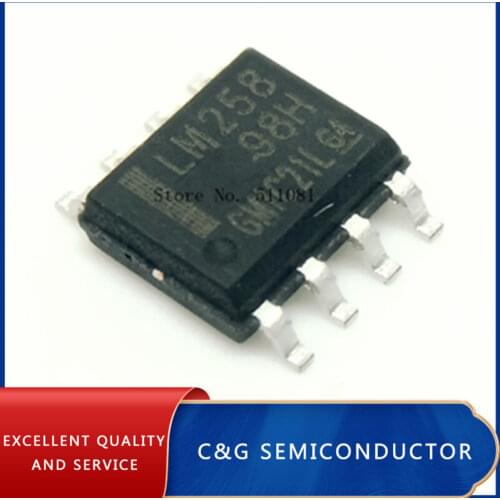 100PCS LM258DR LM258D LM258 SOP8 SOP-8