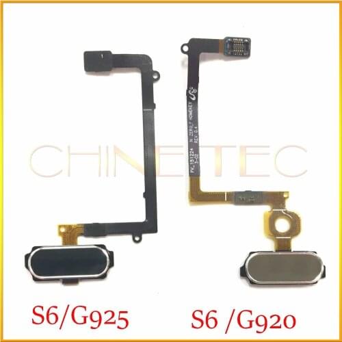 10x touch ID Fingerprint scanner Sensor Home Return Key Menu Button Flex for Samsung Galaxy S6 G920 S6 edge G925