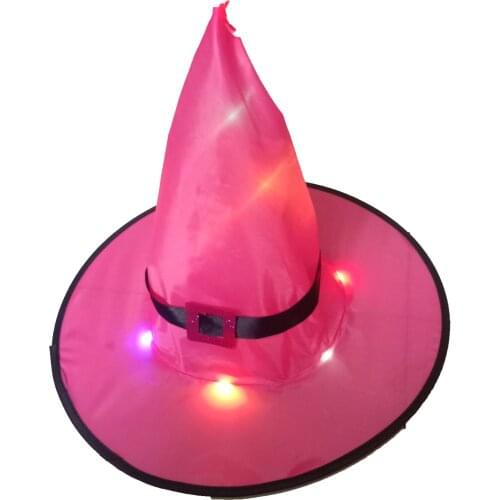 2020 Orange Witch Hats Masquerade Wizard Hat Party Hats Cosplay Halloween Party Fancy Dress Decor Top Hat