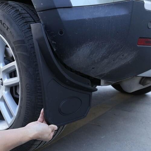 4Pcs For Land Rover Defender 110 2020 2021 ABS Black Car Front Rear Mudguards Splash Guards Fender Mudflaps Car Accessories