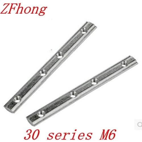 4pcs Straight Line Connector Joint Aluminum Profile 30 Series T Slot 8mm Fastener Connect Parts