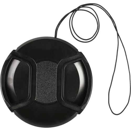 55mm Camera Len Cap with string Snap-on Lens Cap Holder For Sony Cover For Nikon for Canon B5S5