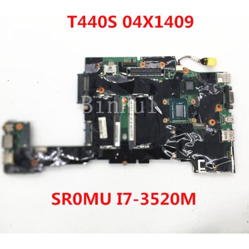 High quality For Lenovo X230 X230I Laptop motherboard 04X1409 With SR0MU I7-3520M CPU 100% full Tested