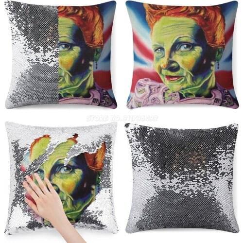 Sequin Pillowcase Glitter Throw Pillow for Party Cafe Home Sofa Dame Vivienne Isabel Westwood Malcolm Mclarens Boutique Punk Sc