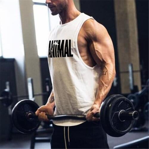 Brand 2021 New Tank Top Fitness Men Sleeveless Shirt Clothing Bodybuilding Stringer Cotton Casual Muscle Tank Tops Jersey