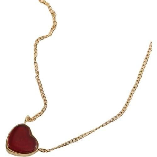 Stainless Steel Irregular Class Heart-shaped Gold Designer Necklace Chain The Neck Gifts For Women Pendants Steampunk Jewellery