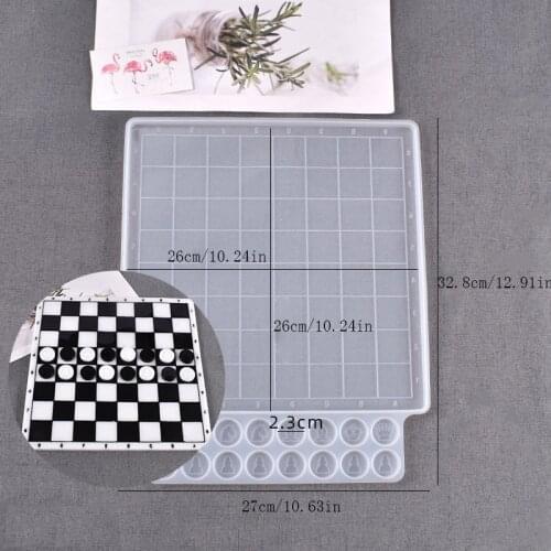 Epoxy Resin Mold International Chess Phone Stand Candlestick Casting Silicone Mold DIY Handmade Crafts Make Tool Various Style