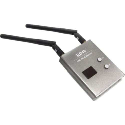 FPV 5.8 GHz 40CH RD40 Raceband Dual Diversity Receiver with AV and Power Cord