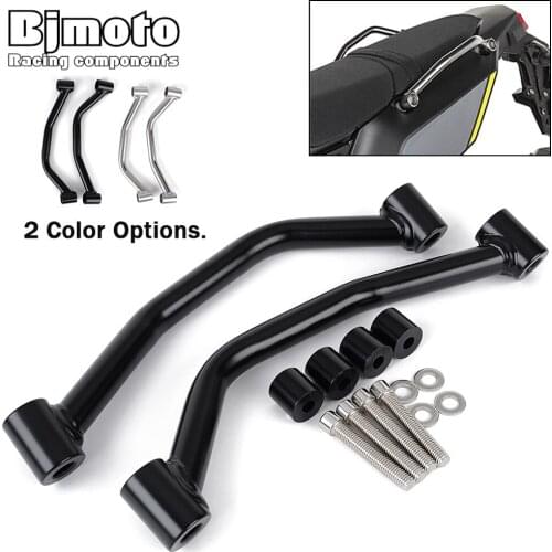 BJMOTO Motorcycle Passenger Rear Grab Handle For Yamaha Tenere 700 XTZ700 2019 2020 2021 CNC Seat Hand Handle Grab Bar Rail