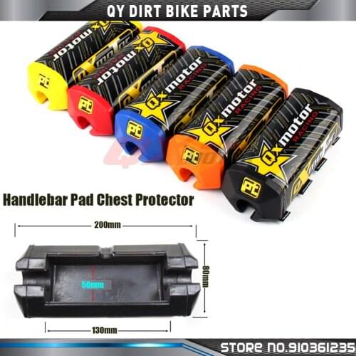QXmotor Taper Handlebar Bar Pad Fat Bar Pad Chest Protector Cross Bar Fit 1-1/8 Handle Bar Motorcycle Dirt Bike Pit Bike