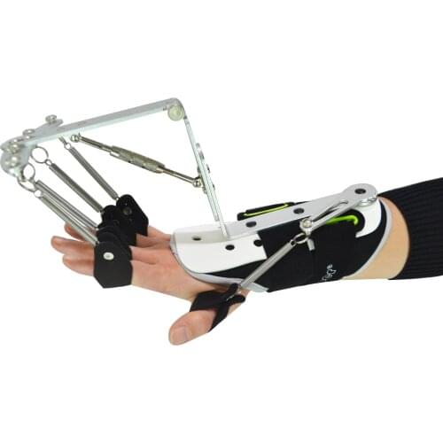 Updated Version Adjustable Finger Wrist Orthotics Exerciser Stroke Hemiplegia Rehabilitation Cerebral Infarction Recovery